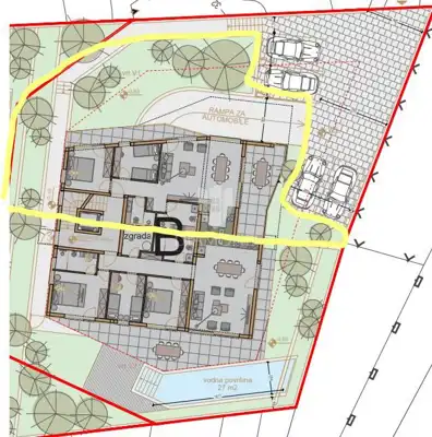 Wohnung 90 m², Pješčana Uvala - Garten 77 m² und zwei Terrassen - 2