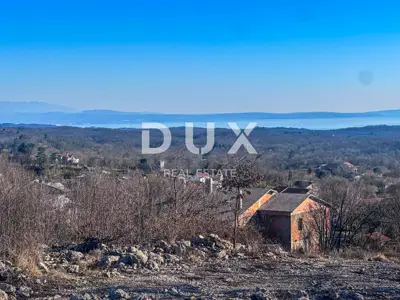 Građevinsko zemljište, Škalnica - panoramski pogled na more - 2