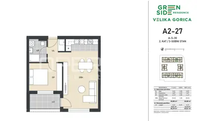 PRODAJA, VELIKA GORICA – NOVOGRADNJA | 2-SOBNI STAN 55m² S LOGGIJOM - 8