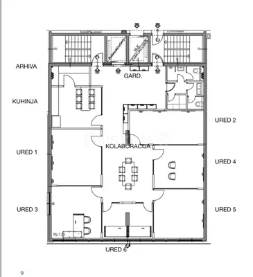 Špansko, commercial space 200 m², fitted out, parking - 24
