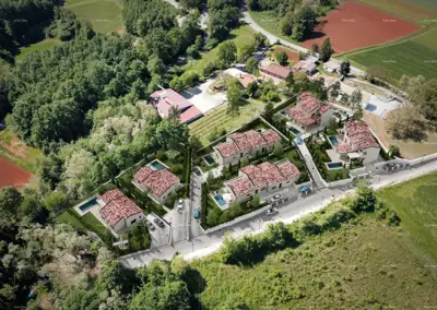 Novo! Prodaja velikog građevinskog zemljišta s projektom izgradnje stambenog naselja, Barban!