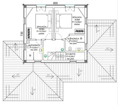 Villa 145 m², Frata near Poreč, heated pool and garden - 17