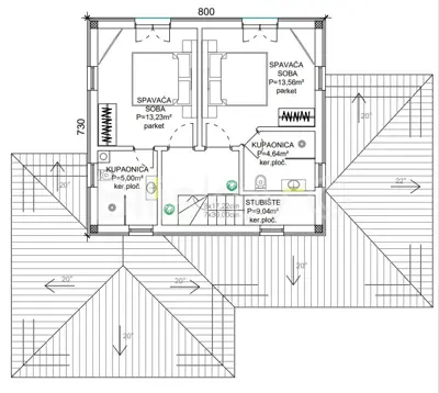 Vila 145 m², Frata kod Poreča, grijani bazen i vrt - 13