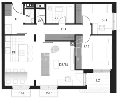 Wohnung 82 m², Delnice Zentrum - Neubau