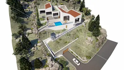 Luxusvilla mit modernem Design in erster Reihe zum Meer, Starigrad Paklenica, 450 m²