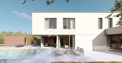 Labin - villa iz snova sa bazenom i okućnicom - 17