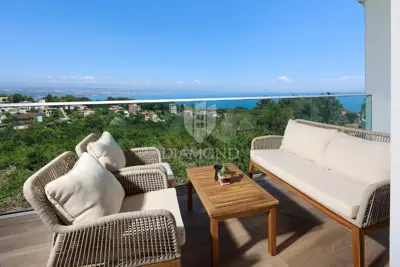 Stan, Oprić, dvoetažni s panoramskim pogledom na more - 3