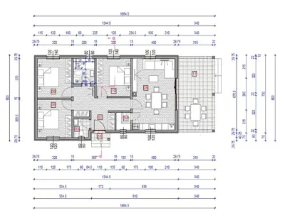 Građevinsko zemljište 513 m², Polje - pogled na more - 3