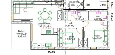 Sale of apartments with sea view, in a new residential project, Peroj! Z2, S 6 - 21