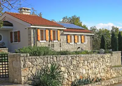 Kamena villa 25.000 m², Šotovento na Krku, pogled na more