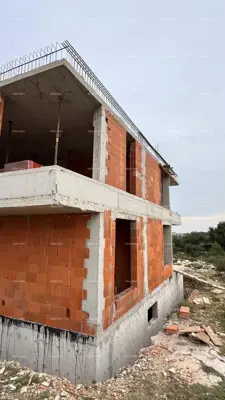 Mukalba, Medulin, Prodaja kuće u roh-bau fazi s pogledom na more - 12