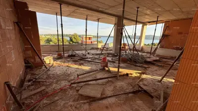 Mukalba, Medulin, Prodaja kuće u roh-bau fazi s pogledom na more - 17