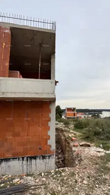 Mukalba, Medulin, Prodaja kuće u roh-bau fazi s pogledom na more - 13