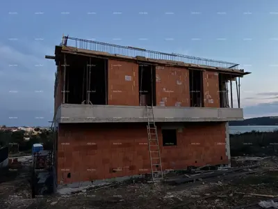 Mukalba, Medulin, Prodaja kuće u roh-bau fazi s pogledom na more - 3