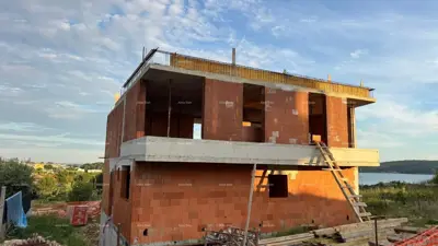Mukalba, Medulin, Prodaja kuće u roh-bau fazi s pogledom na more - 19