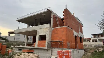 Mukalba, Medulin, Prodaja kuće u roh-bau fazi s pogledom na more - 14