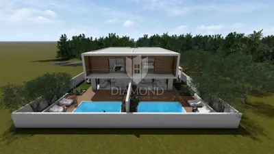 Dvojna kuća 100 m², Murine - bazen i mirna lokacija - 2