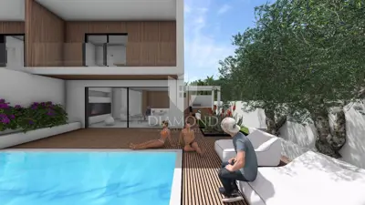 Semi-detached house 100 m², Murine - pool and quiet location
