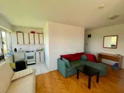 Apartman 1S+DB, Malinska-centar, otvoren pogled na more - 4