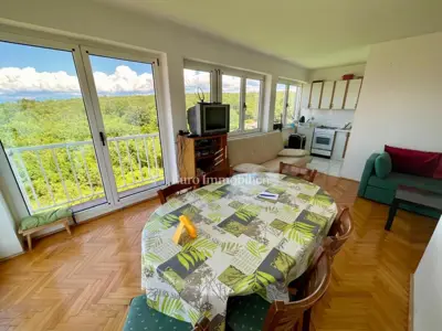 Apartman 1S+DB, Malinska-centar, otvoren pogled na more - 2