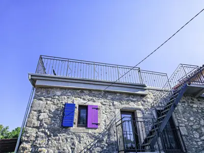 Haus 80 m², Krk - Okolica, Dachterrasse mit Jacuzzi - 4
