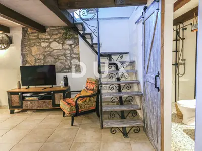 Haus 80 m², Krk - Okolica, Dachterrasse mit Jacuzzi - 21