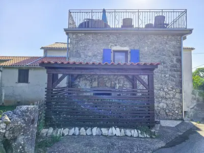 Haus 80 m², Krk - Okolica, Dachterrasse mit Jacuzzi - 5