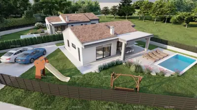 Haus 110 m², Svetvinčenat - ruhige Umgebung und Pool - 7
