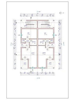 Polovica kuće, Povljana - 140 m od plaže, 3 apartmana - 25