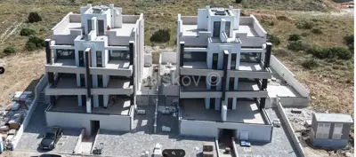 Pag, Šimuni, prizemlje, 3s stan u novogradnji, pogled na more