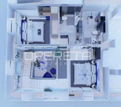 Stan 87 m², Makarska - stara gradska jezgra, 50 m od mora - 22