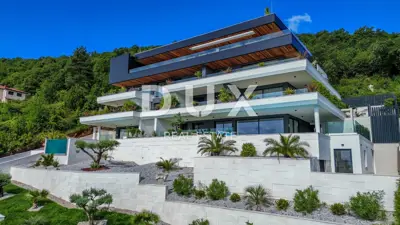 Stan 120 m², Opatija - Centar, panoramski pogled na more - 6