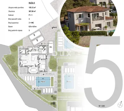 Villa 155 m², Šilo - pool and Mediterranean style - 5