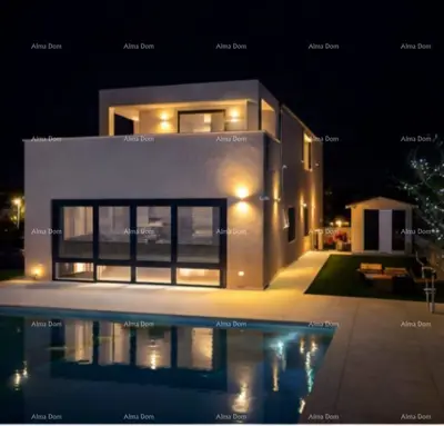 Galižana – Haus mit Pool und Meerblick