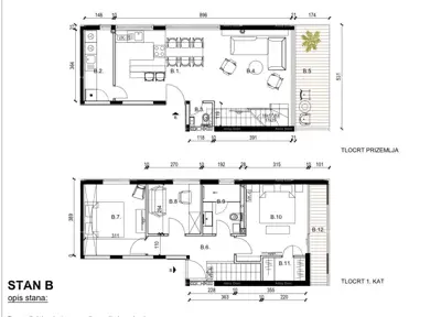 Stan 98,6 m², Rovinj - dvoetažni 4-sobni stan - 5