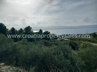 Građevinsko zemljište, Otok Brač, pogled na more i južna orijentacija - 4