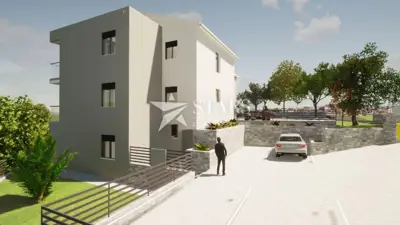 Krk, Omišalj - 1S+DB, novogradnja s pogledom na more - 10
