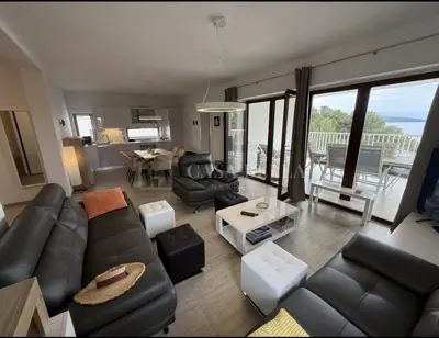 Stan na Krku, terasa s pogledom i blizina plaže - 7