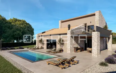 House 208 m², Kanfanar - view of Limski kanal - 6