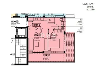 Wohnung 48,7 m², Nin - Neubau 70 m vom Meer - 14
