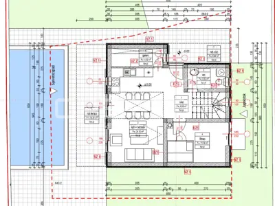 Kuća 150 m², Vodice - centar, bazen i krovna terasa - 23