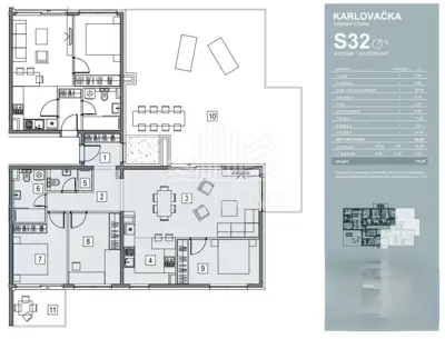 Stan 119 m², Blato, Novi Zagreb - Zapad, novogradnja s liftom - 8
