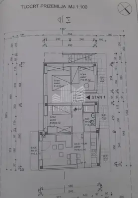 3S apartment, 60 m², Maksimir - 1