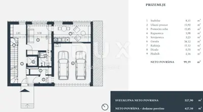 ISTRA, SAVUDRIJA - Moderne luxuriöse Villa in Meeresnähe V36 - 11