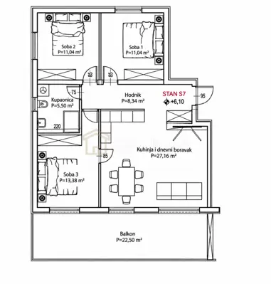 Apartment for sale in Drenova, 90 m² - 11