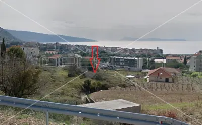 Građevinsko zemljište 589 m², Komiža centar, pogled na more - 6