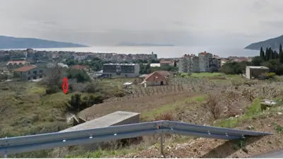 Building land 589 m², Komiža center, sea view