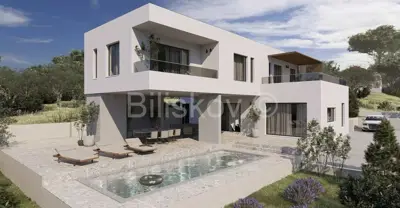 Građevinsko zemljište 630 m², Vinišće, pogled na more - 3