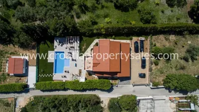 Vila, Kaštela - panoramski pogled na more i otoke - 2