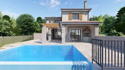 Building plot 2,898 m², Grožnjan - 3 houses - 4